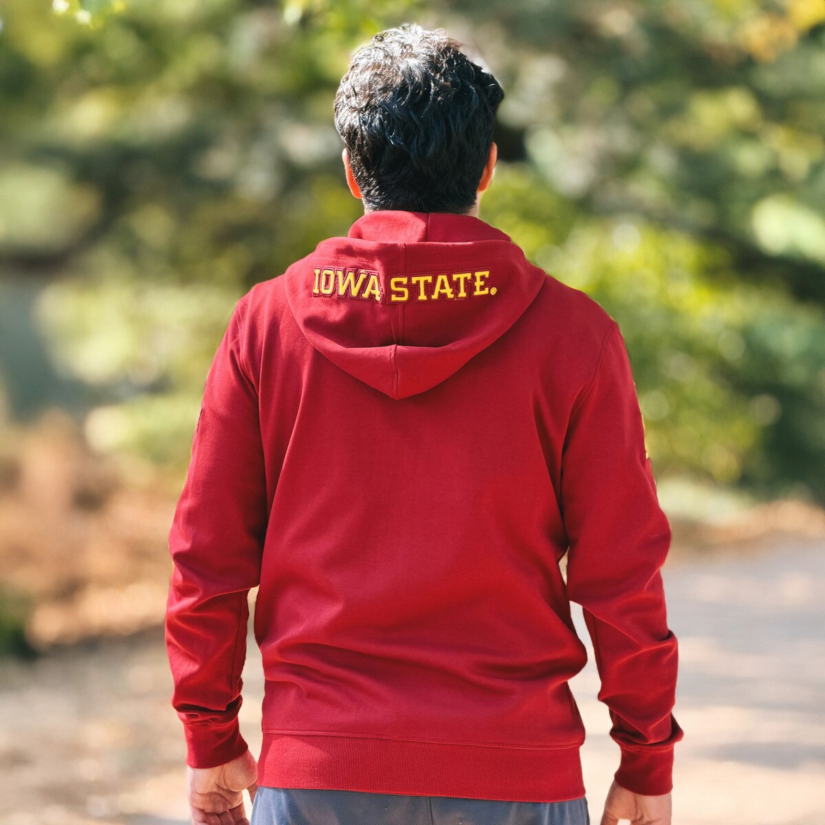 Pro Standard I-State Cardinal Full Zip Hoodie